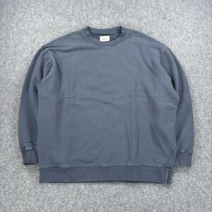 MATE The Label Classic Oversized Crewneck Sweatshirt XS/S Blue Organic Cotton